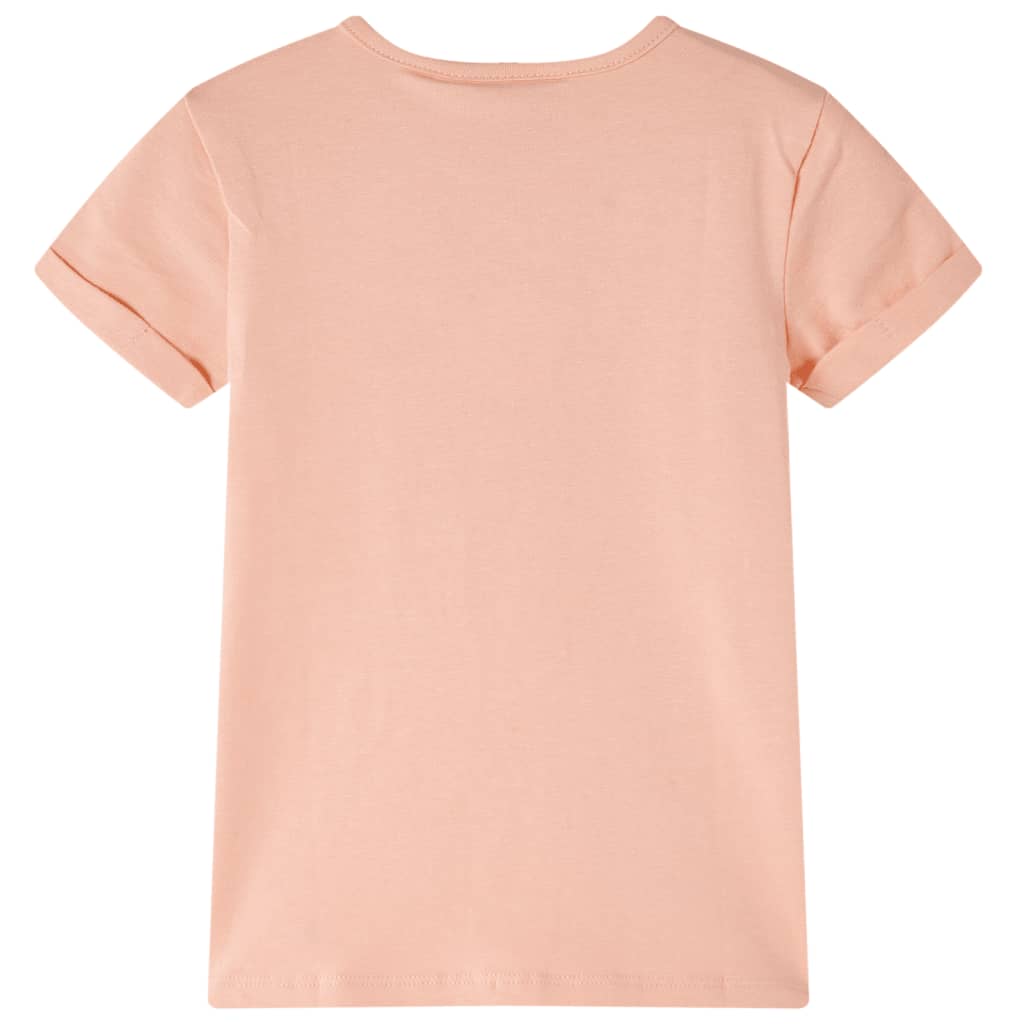 Vidaxl børneshirt 128 lys orange
