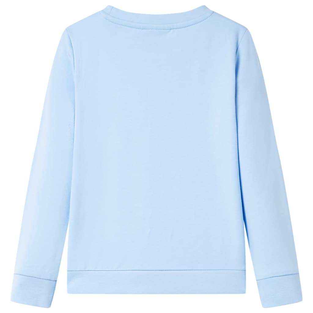 Vidaxl Børns sweater 140 lyseblå