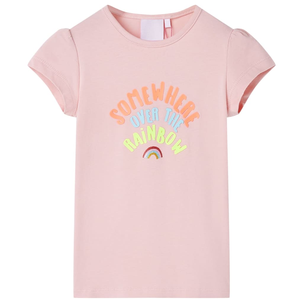 Vidaxl børneshirt 92 lyserosa