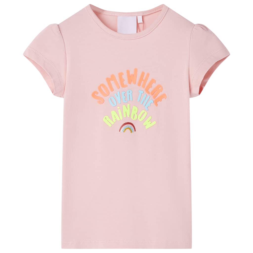 Vidaxl børneshirt 104 lyserosa