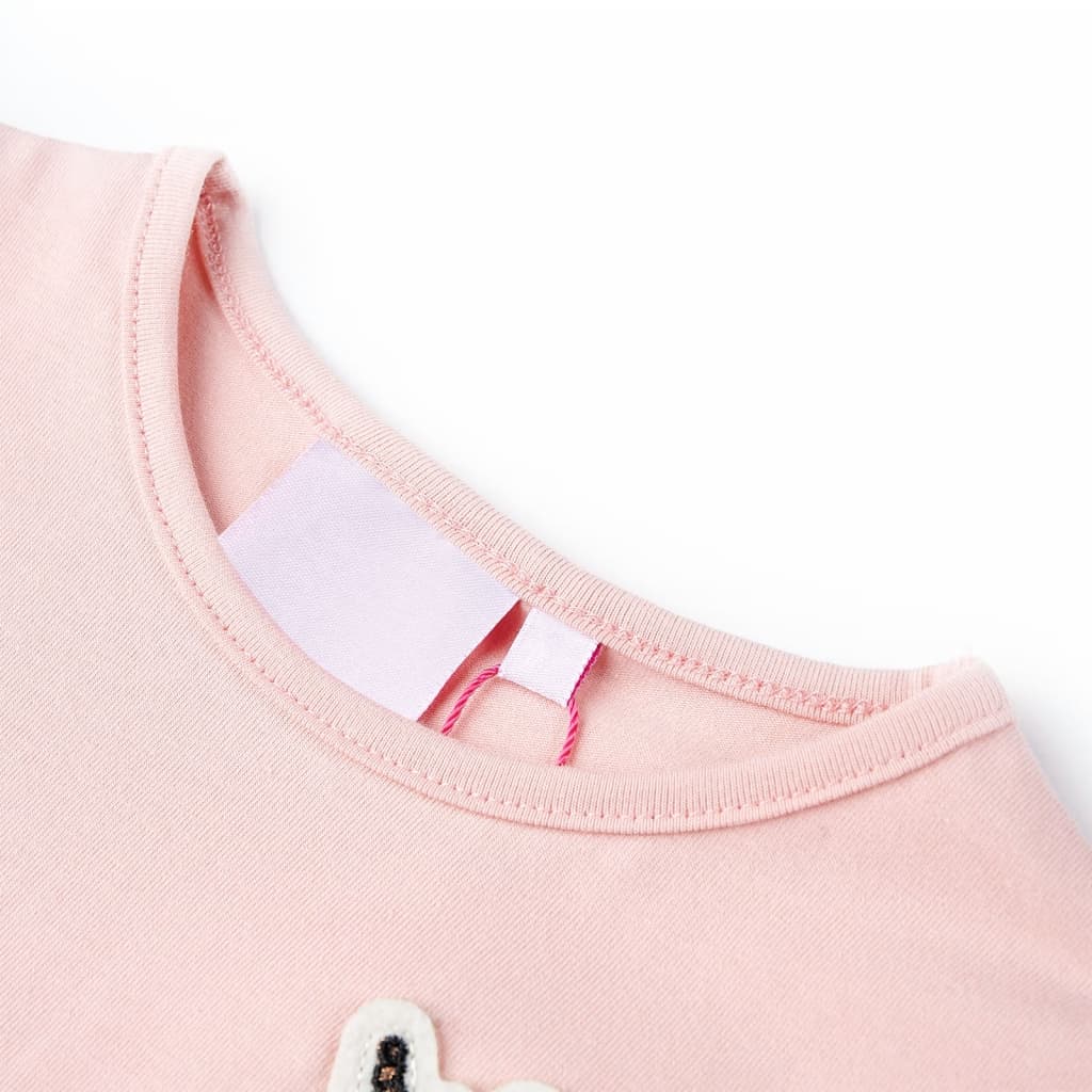 Vidaxl børneshirt 92 lyserosa