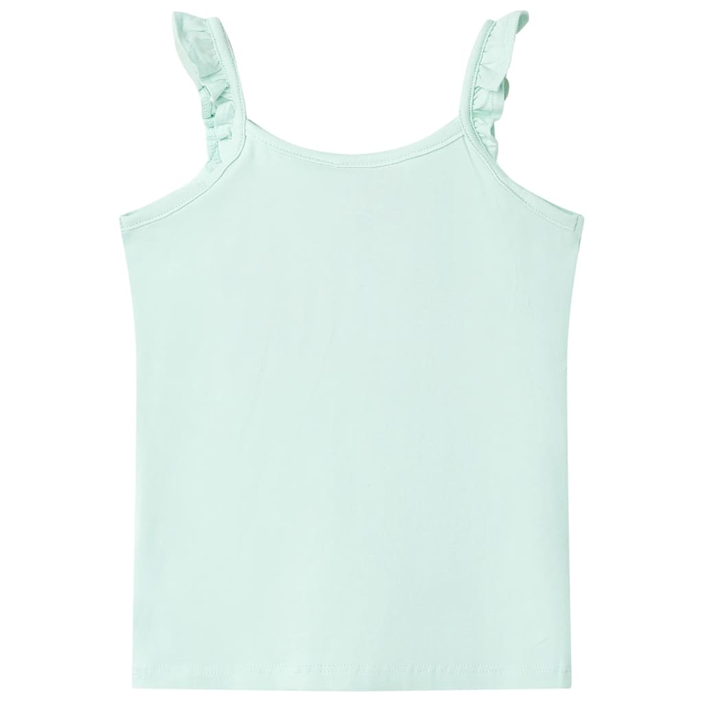 Vidaxl Børns Top 128 Light Mint
