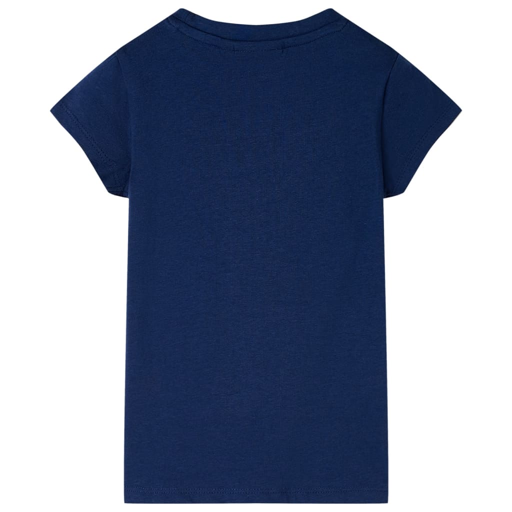 Vidaxl kindershirt 140 marineblauw