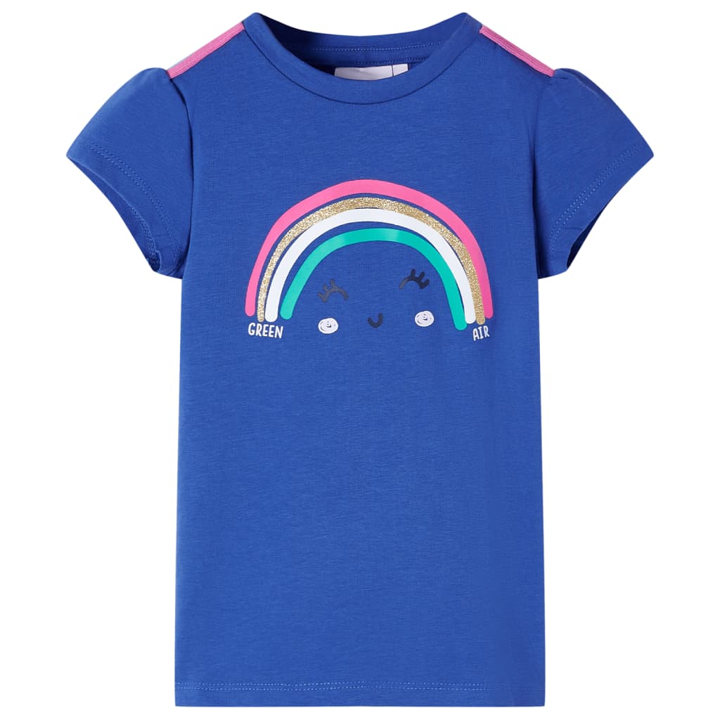 Vidaxl kindershirt 116 kobaltblauw