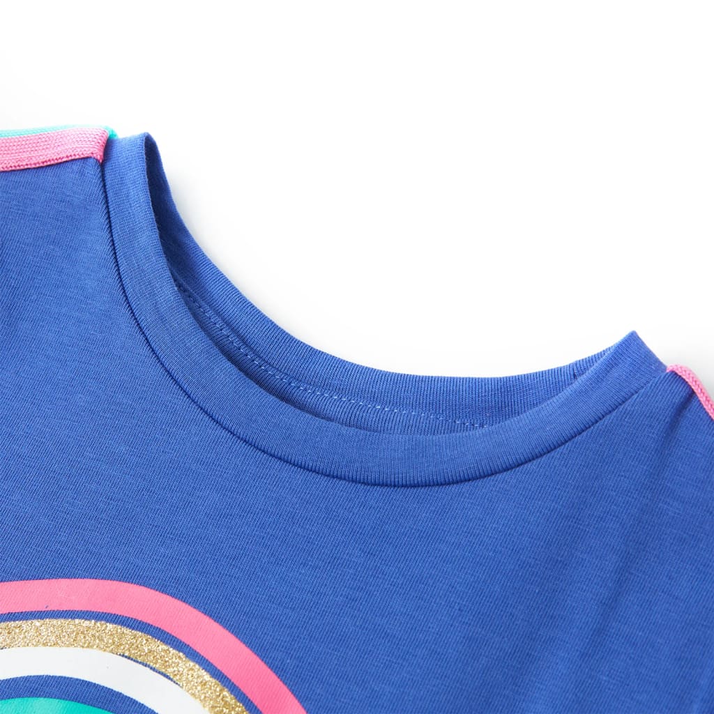 Vidaxl kindershirt 116 kobaltblauw