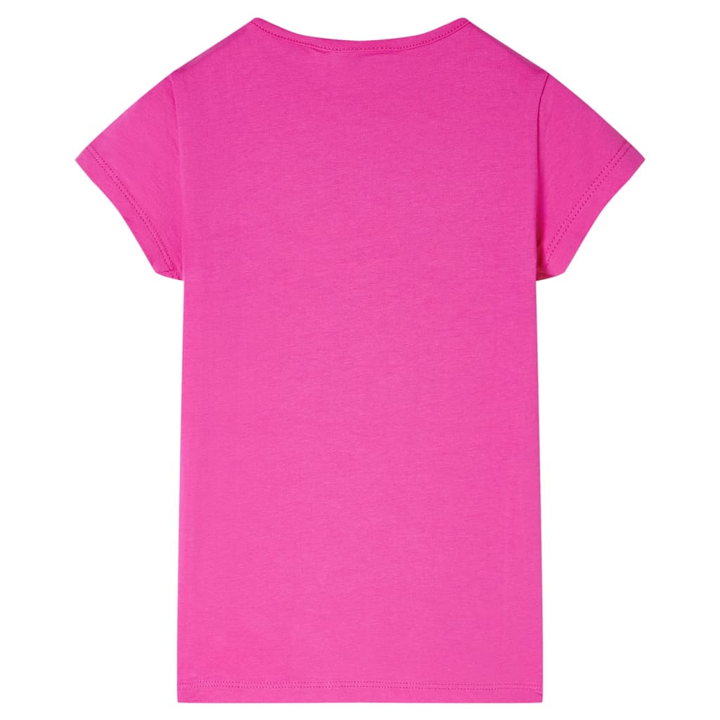 Vidaxl kindershirt 104 donkerroze