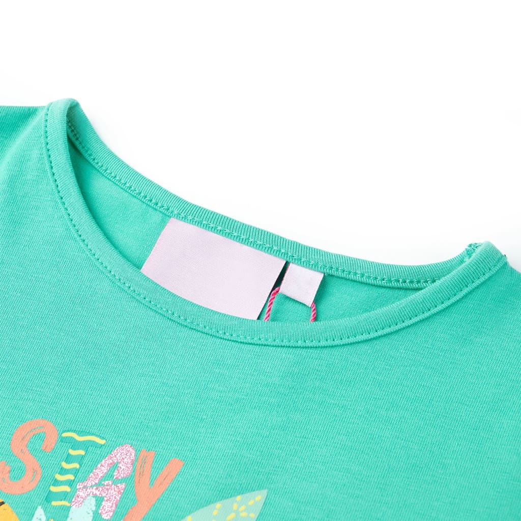 Vidaxl kindershirt 116 mintkleurig