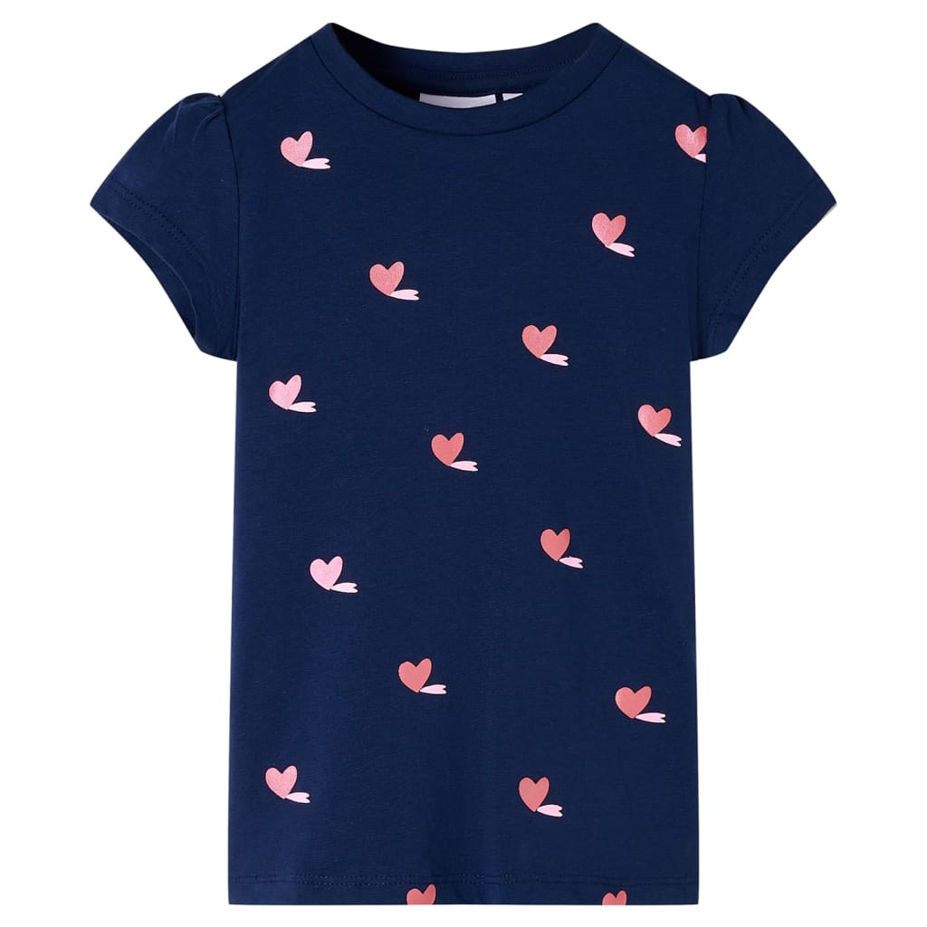 Vidaxl børneshirt 116 Navy Blue