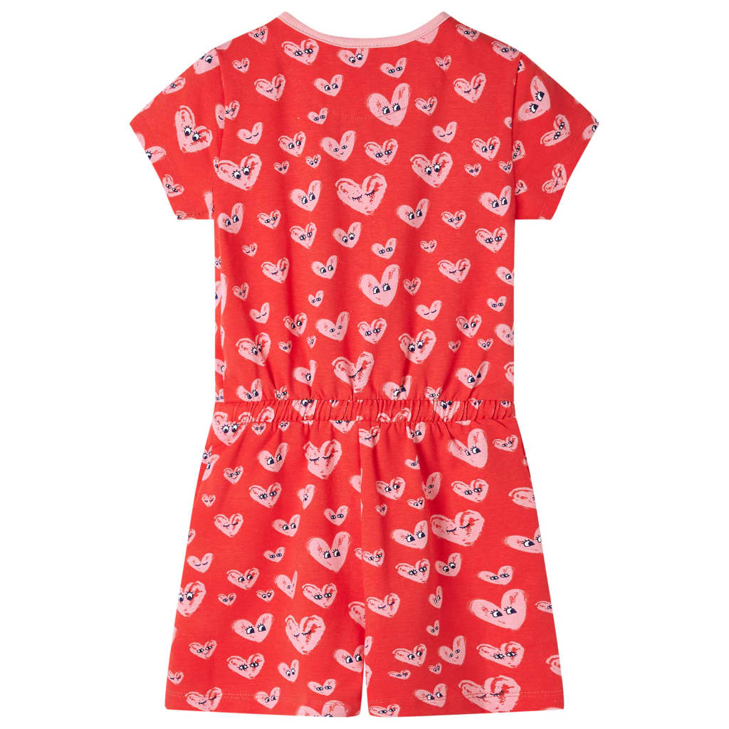 Vidaxl Børns jumpsuit 92 rød