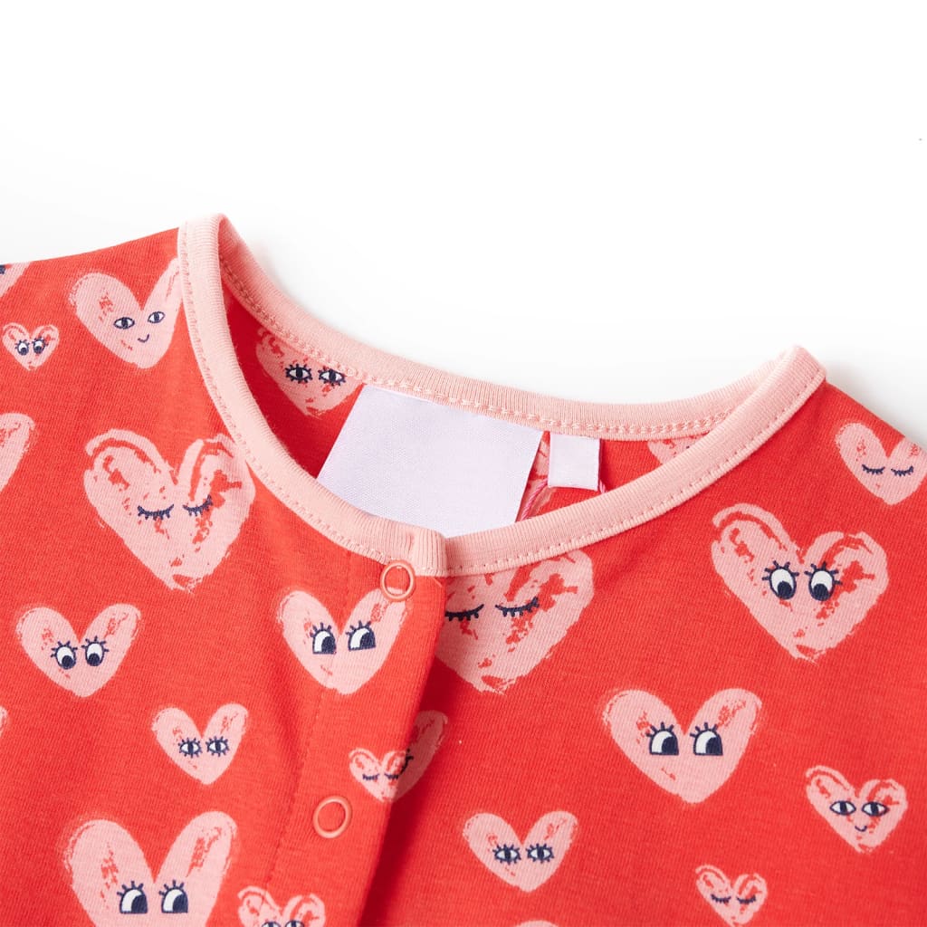 VidaXL børne jumpsuit 104 rød