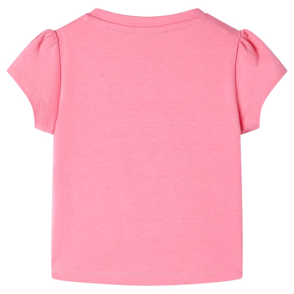 Vidaxl børneskjorte 92 fluorescerende lys pink