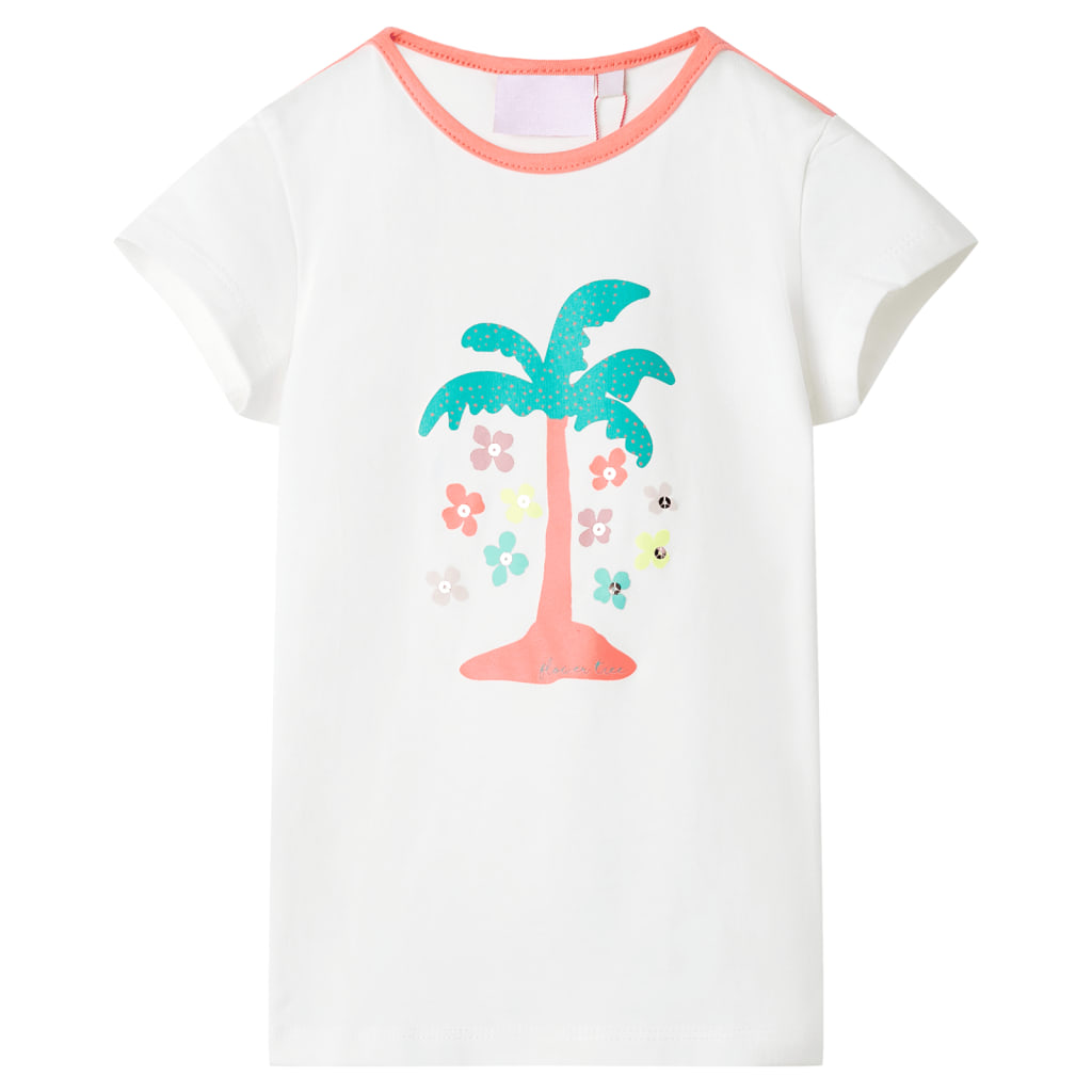 Vidaxl børneshirt 104 ECRU