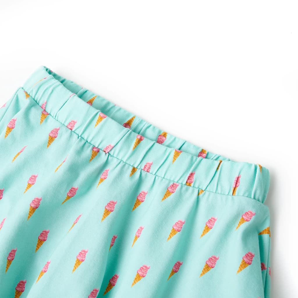 VidaXL børneskørt 128 lys mint