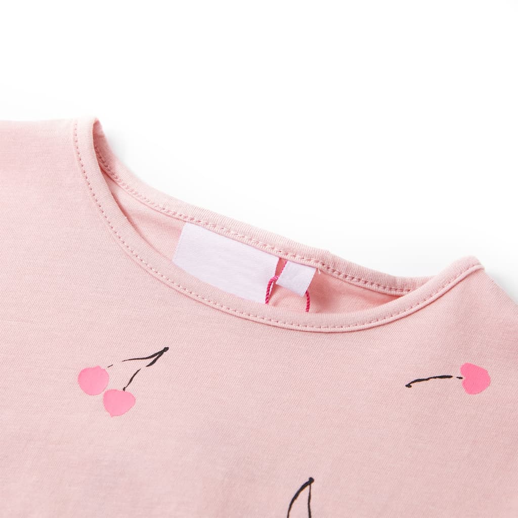 Vidaxl børneshirt 104 lyserosa