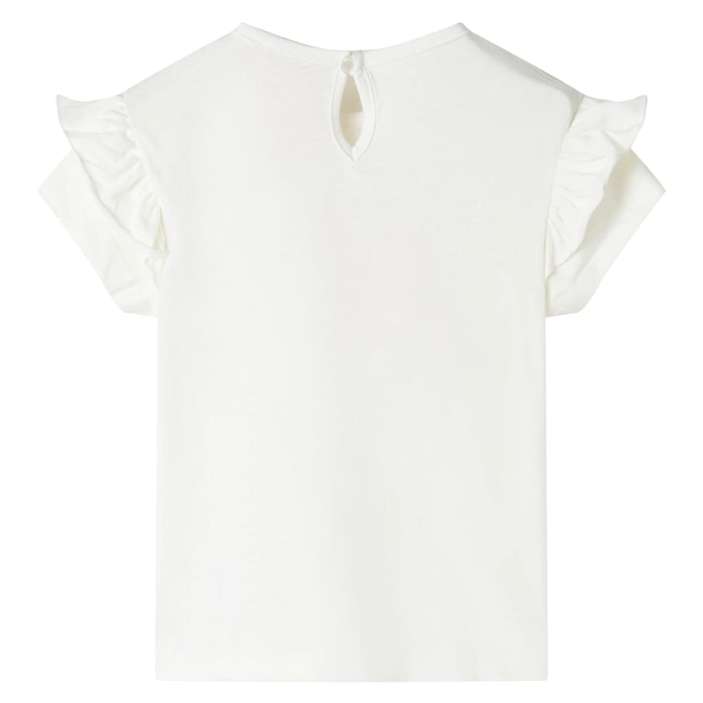 Vidaxl børneshirt 140 ecru