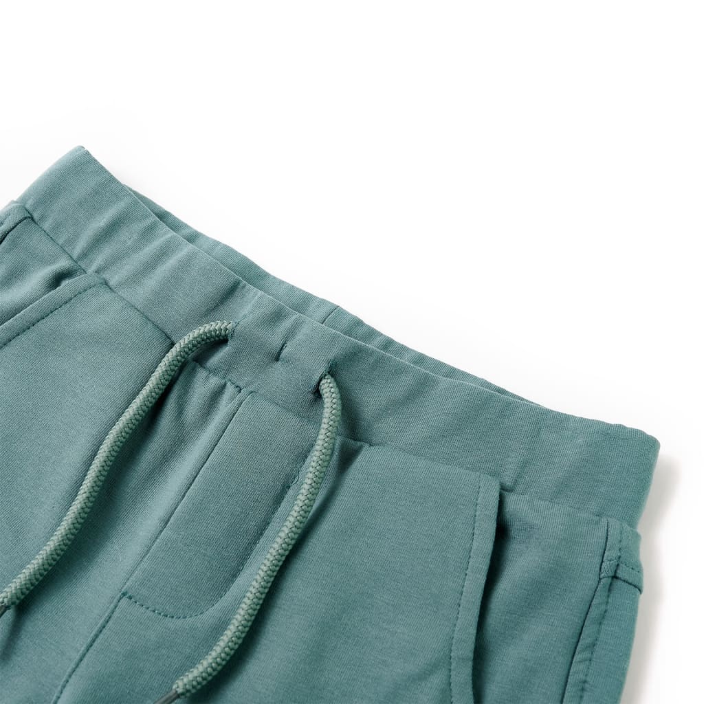 VidaXL børneshorts med snøre 140 oudpetrol