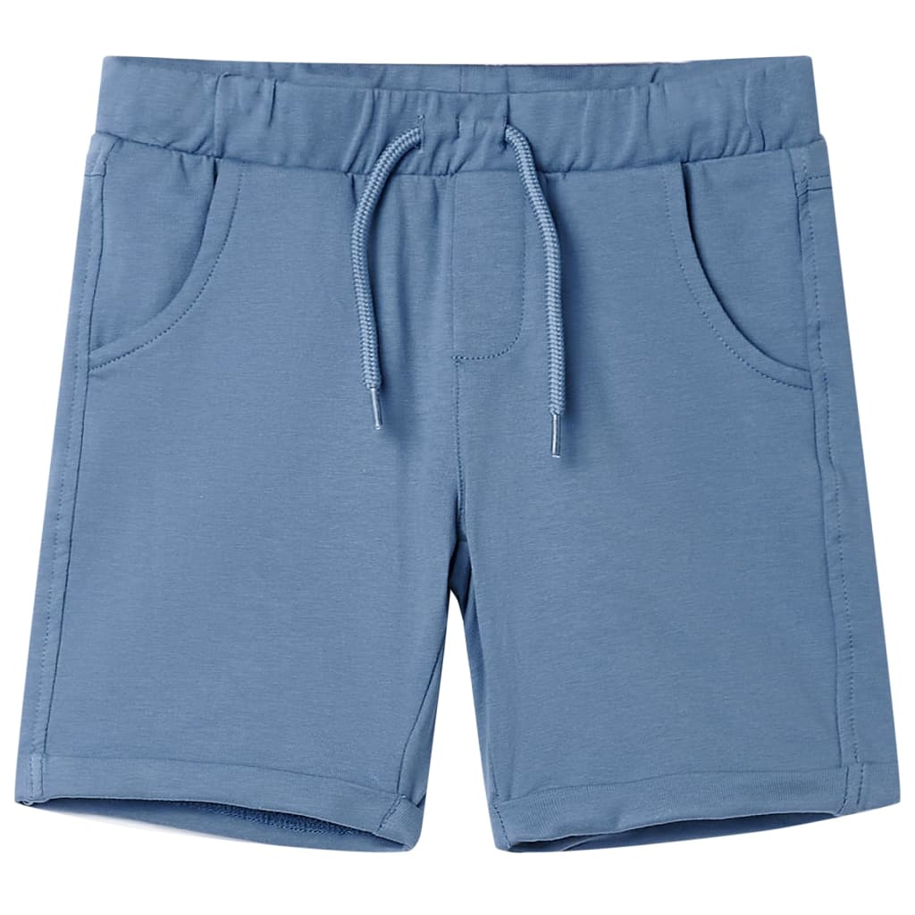 VidaXL børneshorts med snøre 104 mørkeblå