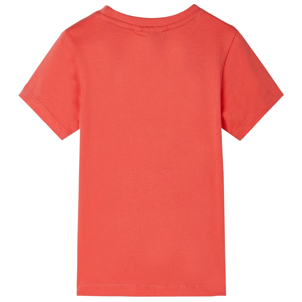 Vidaxl børneshirt 104 lys rød