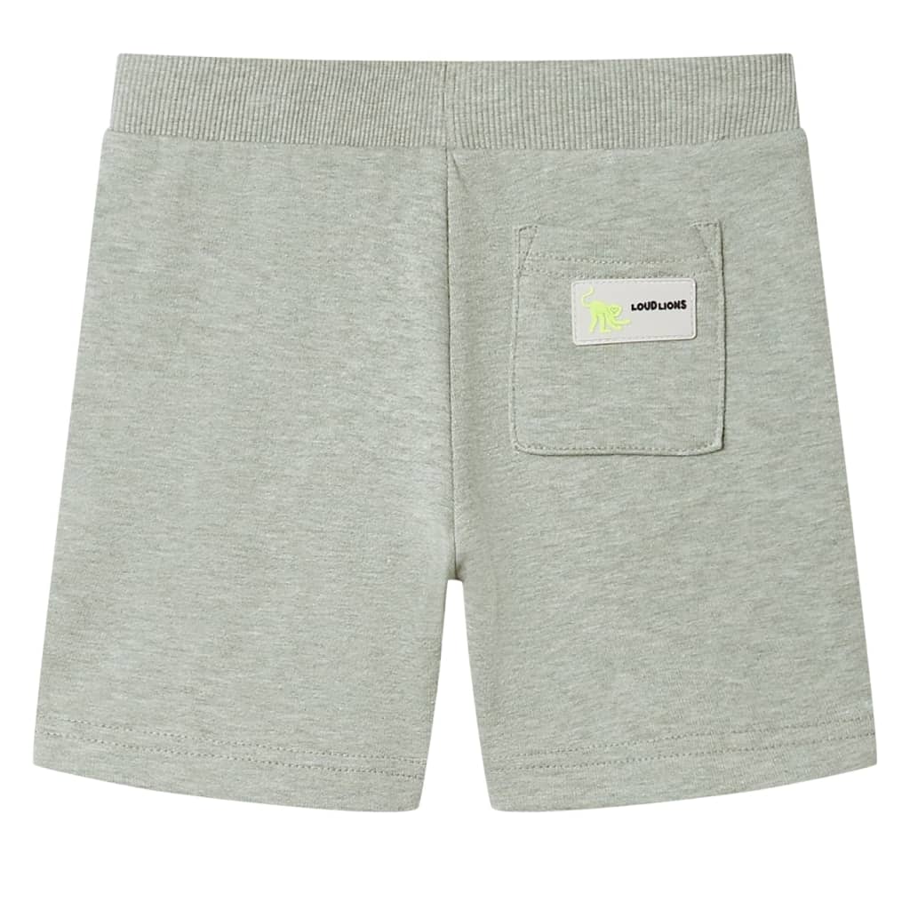 Vidaxl børneshorts med snøre 92 blandet lys kaki