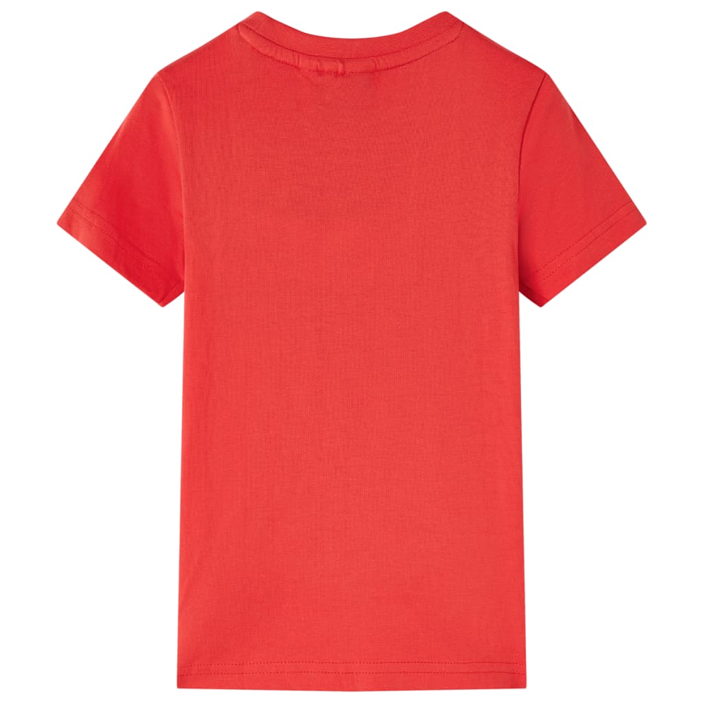 Vidaxl børneshirt 92 rød