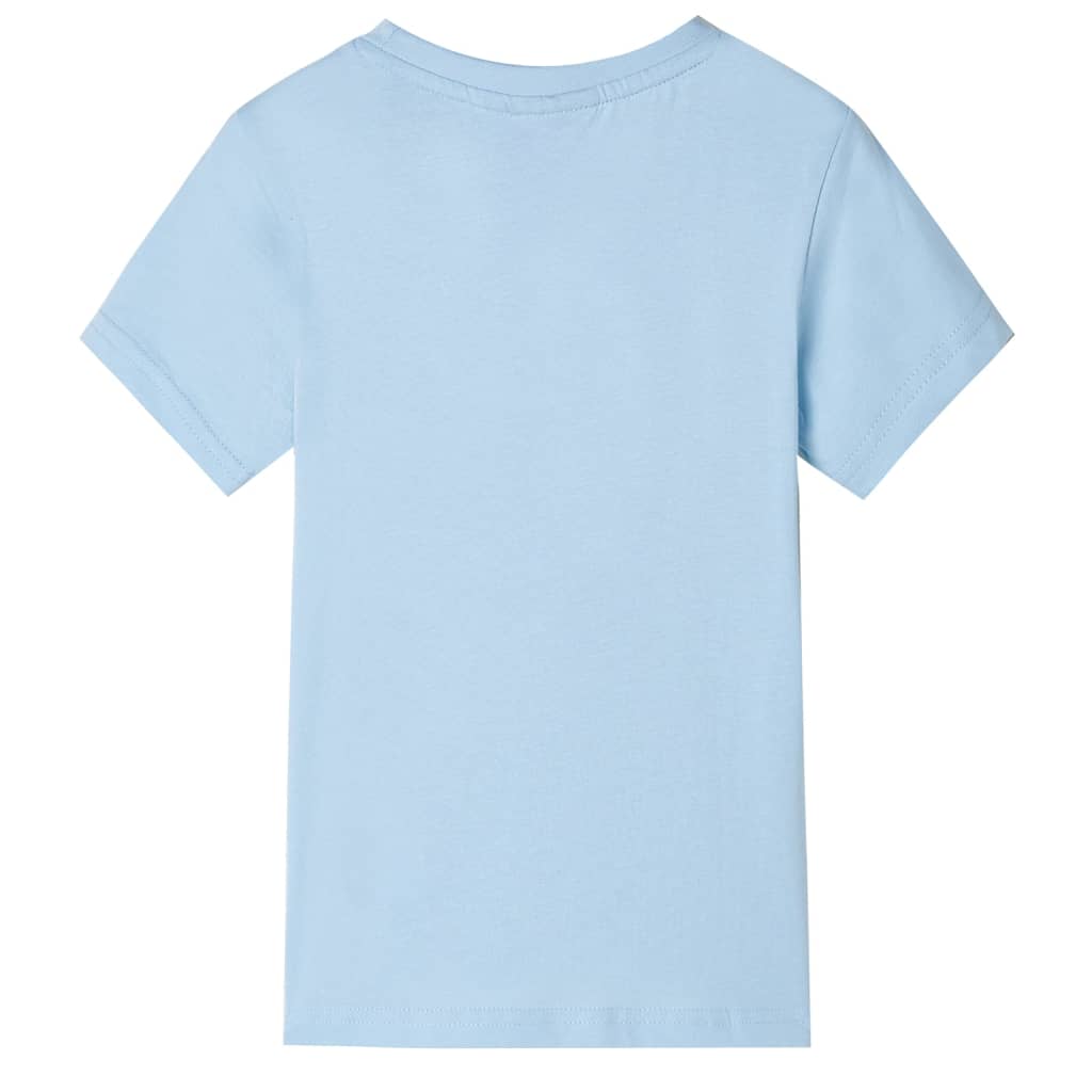 Vidaxl børneshirt 116 lyseblå