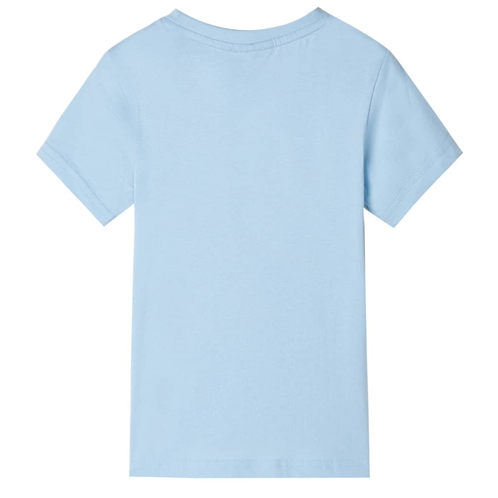 Vidaxl børneshirt 128 lyseblå