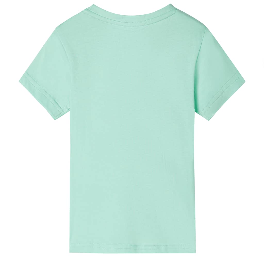 Vidaxl børneshirt 116 lysegrøn