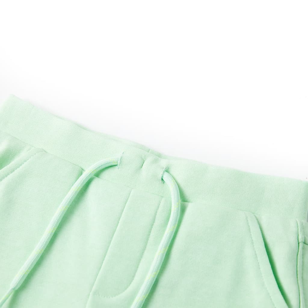 Vidaxl Børnehorts med Drawstring 104 Bright Green