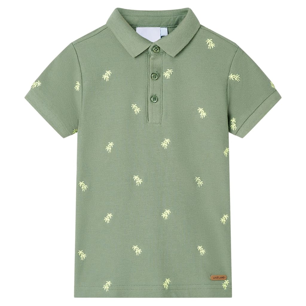 VidaXL børne poloshirt 116 khaki
