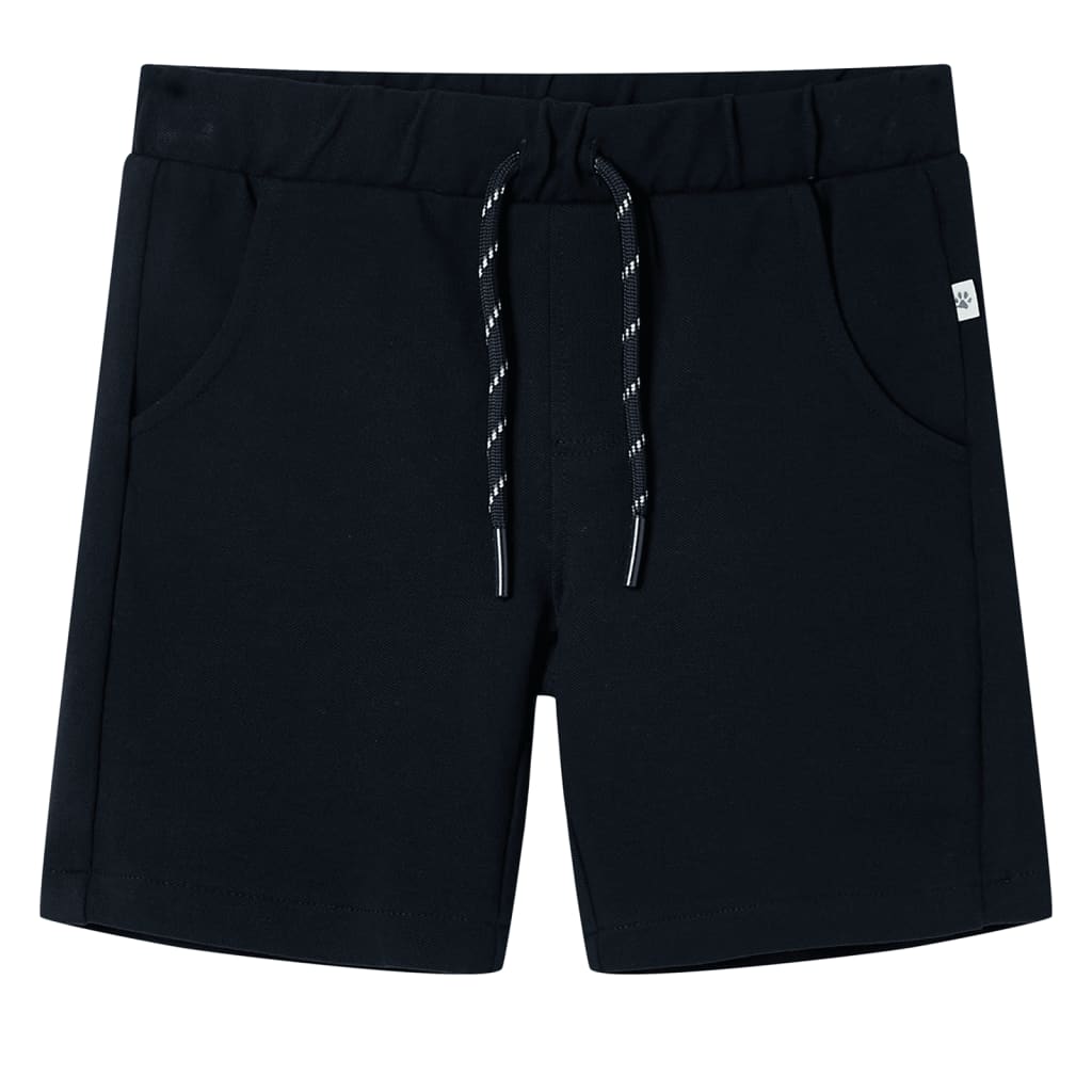 VidaXL børneshorts med snøre 128 marineblå