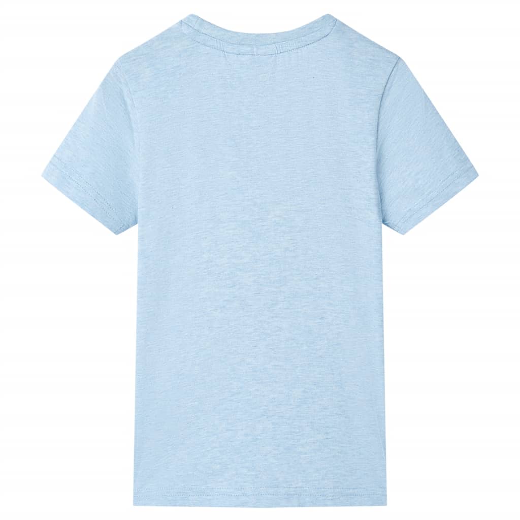 Vidaxl børneshirt 92 blandet blød blå