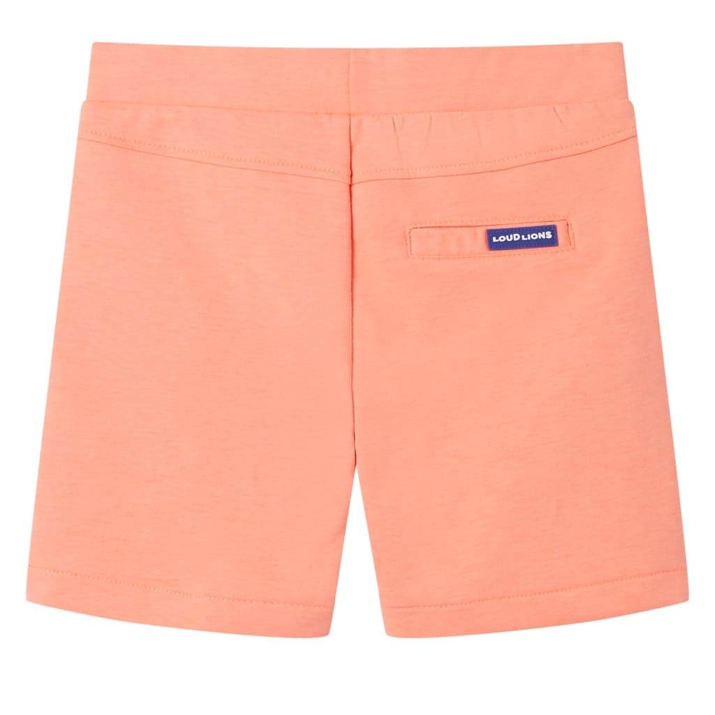 VidaXL børneshorts med snøre 140 neon orange