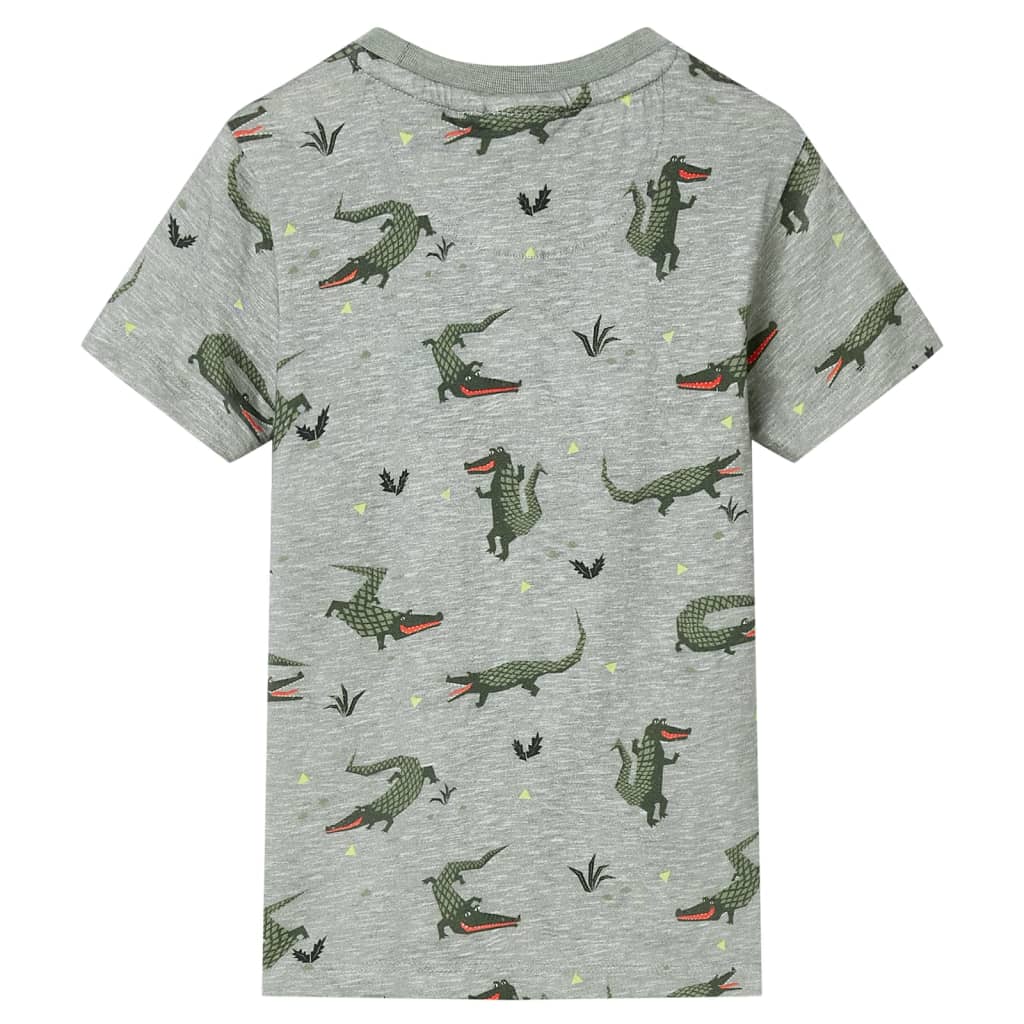 VidaXL børneskjorte 104 blandet lys khaki