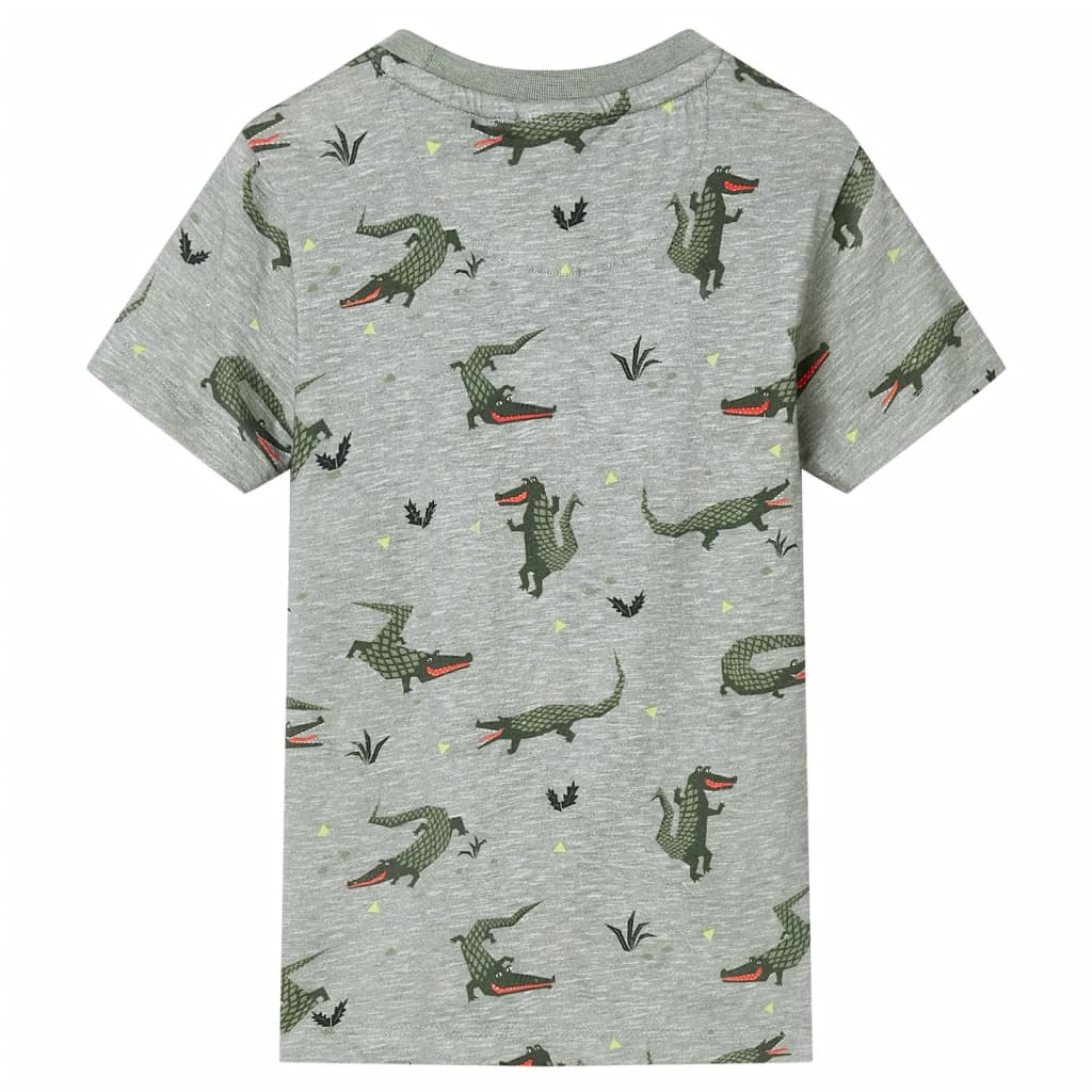 VidaXL børneskjorte 140 blandet lys khaki