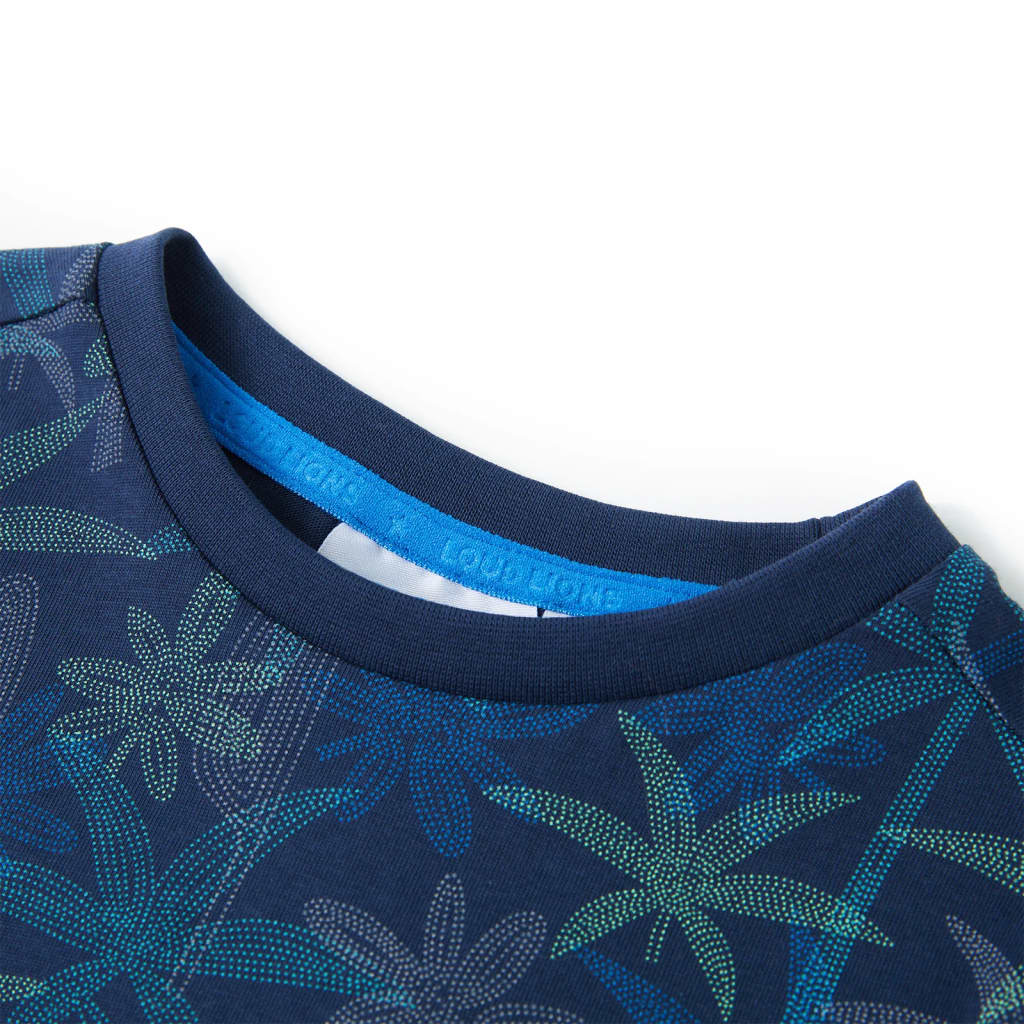 VidaXL børneskjorte 140 marineblå