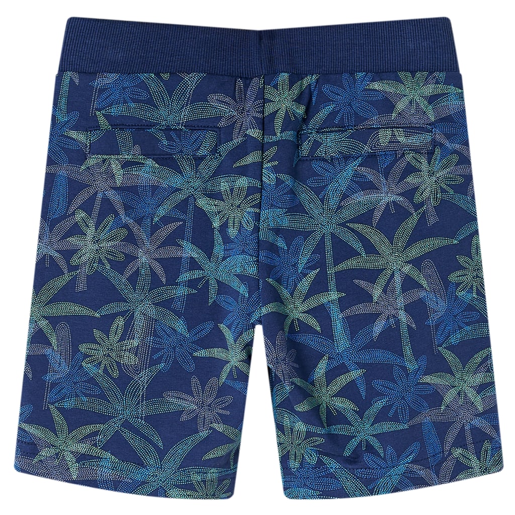 VidaXL børneshorts med snøre 140 marineblå