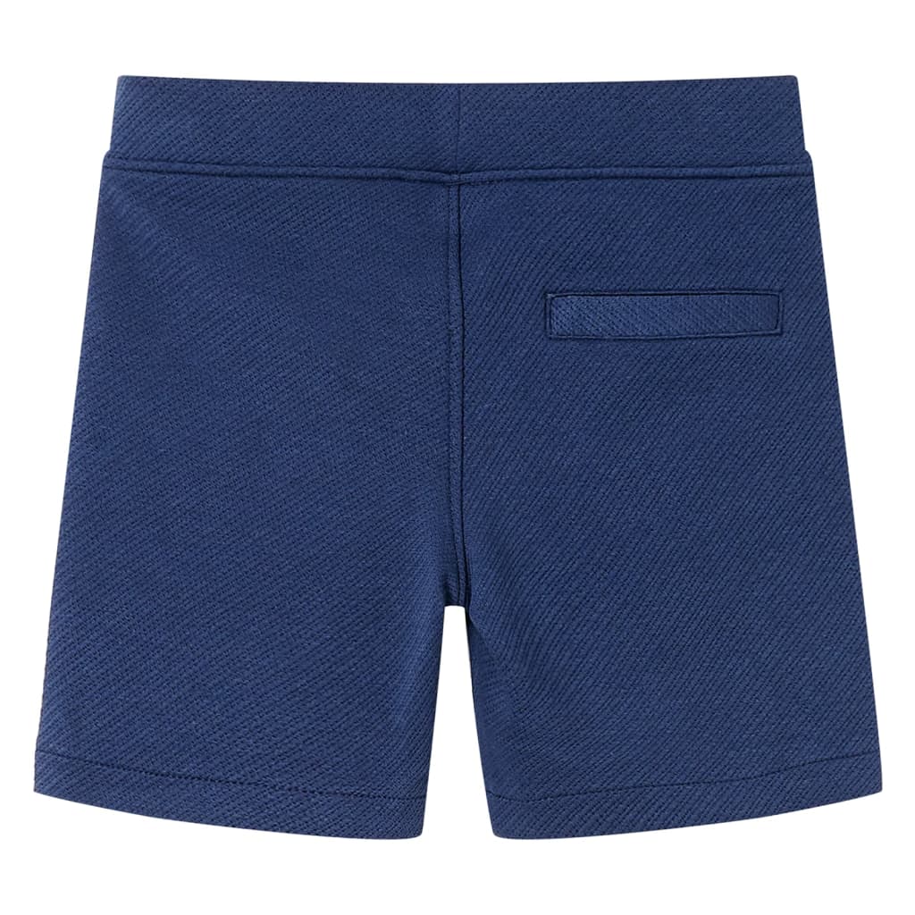 VidaXL børneshorts med snøre 116 mørkeblå