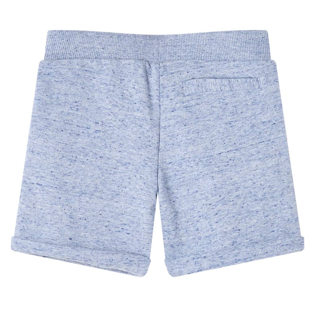 VidaXL børneshorts med snøre 116 blandet blå