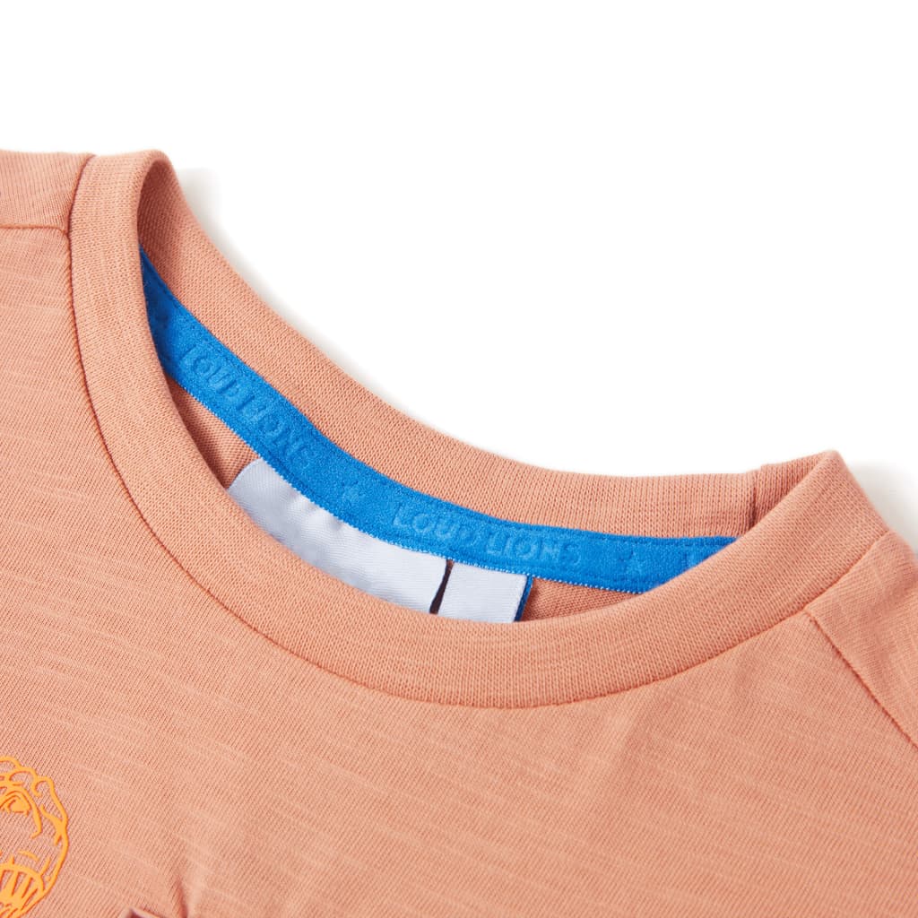 Vidaxl Kindershirt Met Korte Mouwen 140 Lichtoranje
