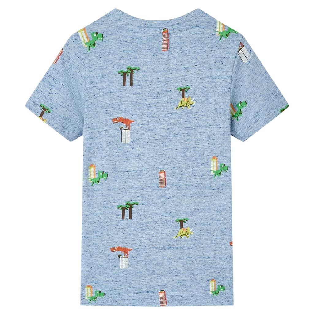 Vidaxl børneshirt 116 blandet blå