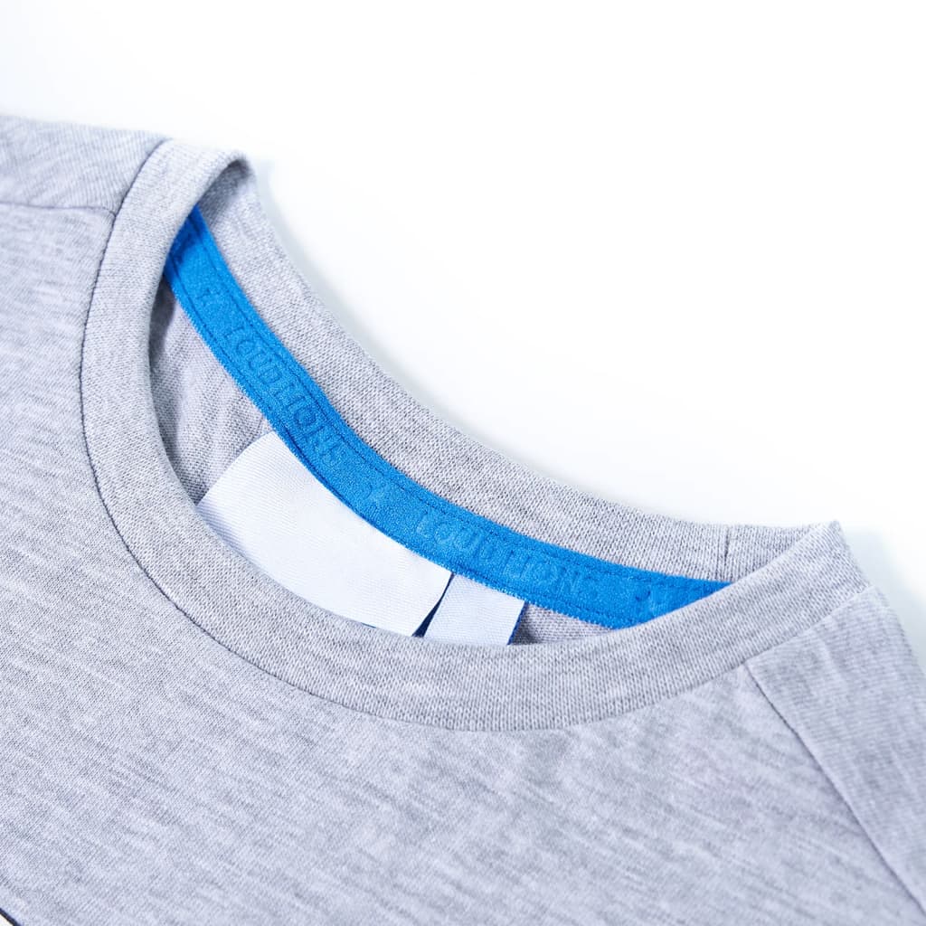 Vidaxl børneshirt 104 grå