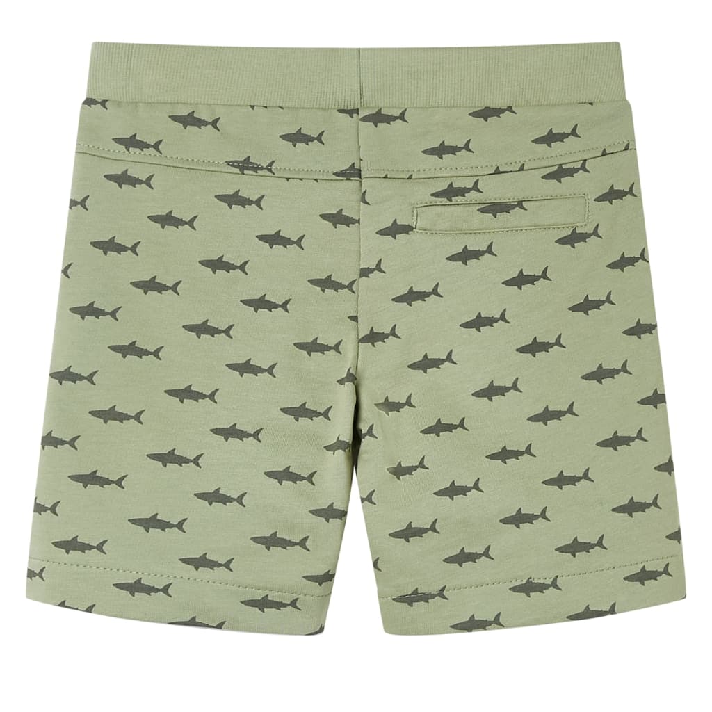 VidaXL Børneshorts med snøre 104 lys khaki
