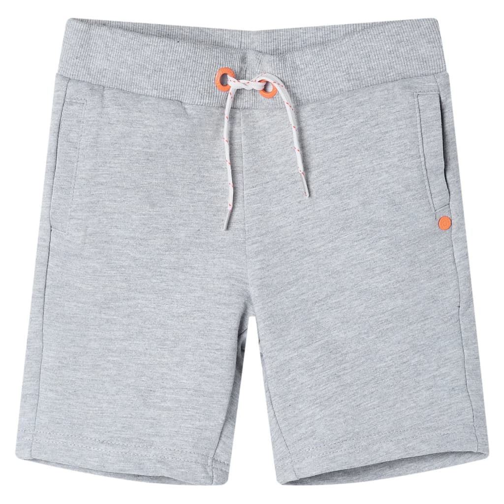 VidaXL børneshorts med snøre 128 grå