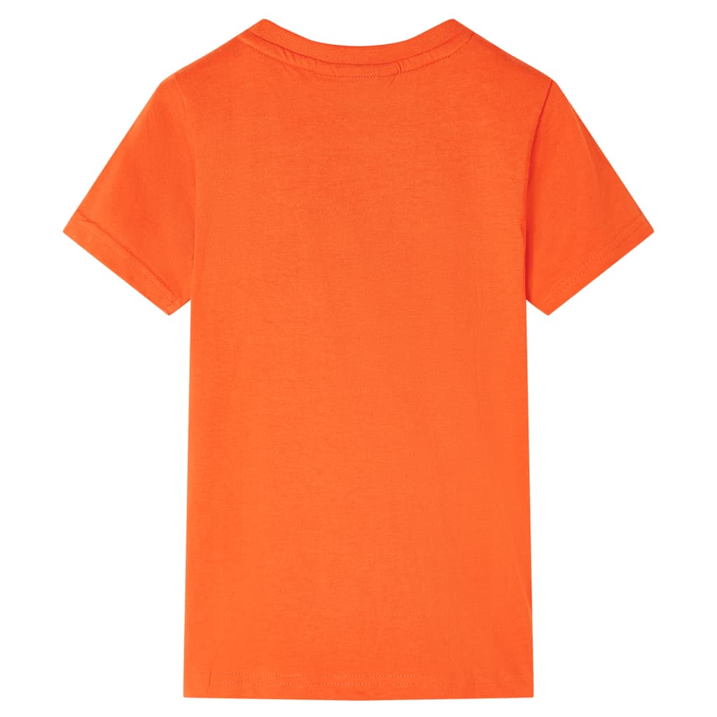 VidaXL Børneskjorte 104 mørk orange