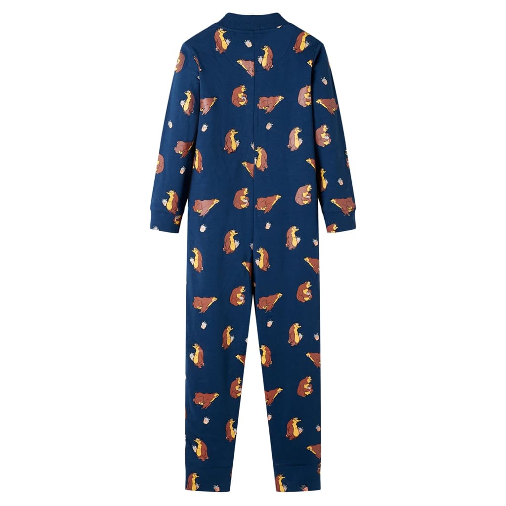 VidaXL børne onesie 140 blå