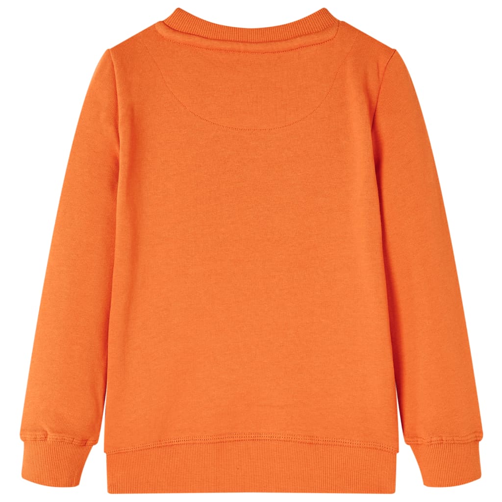VidaXL børnetrøje 128 mørk orange