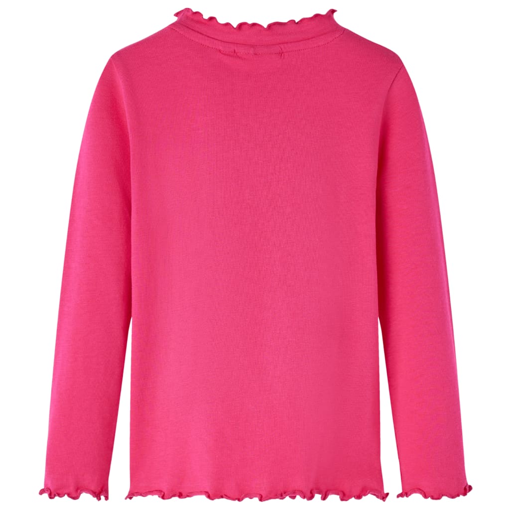 VidaXL børneskjorte med lange ærmer 116 lys pink