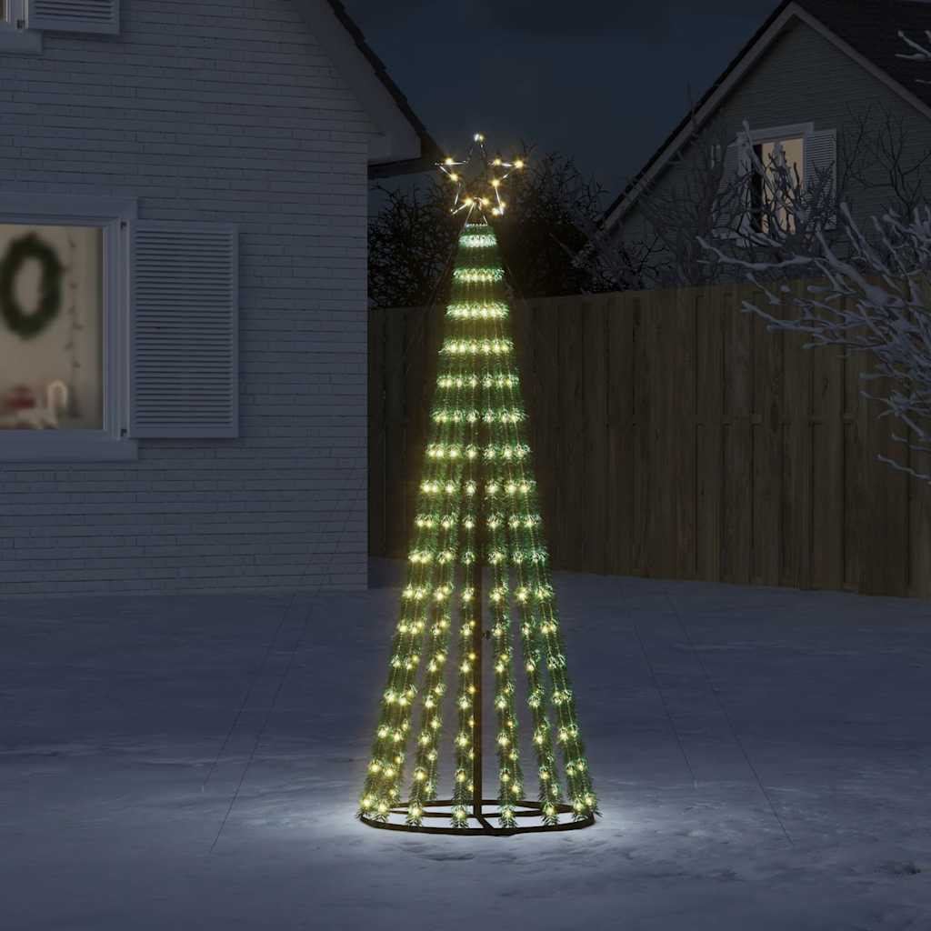 Vidaxxl LED juletræ 275 LEDs varm hvid 180 cm