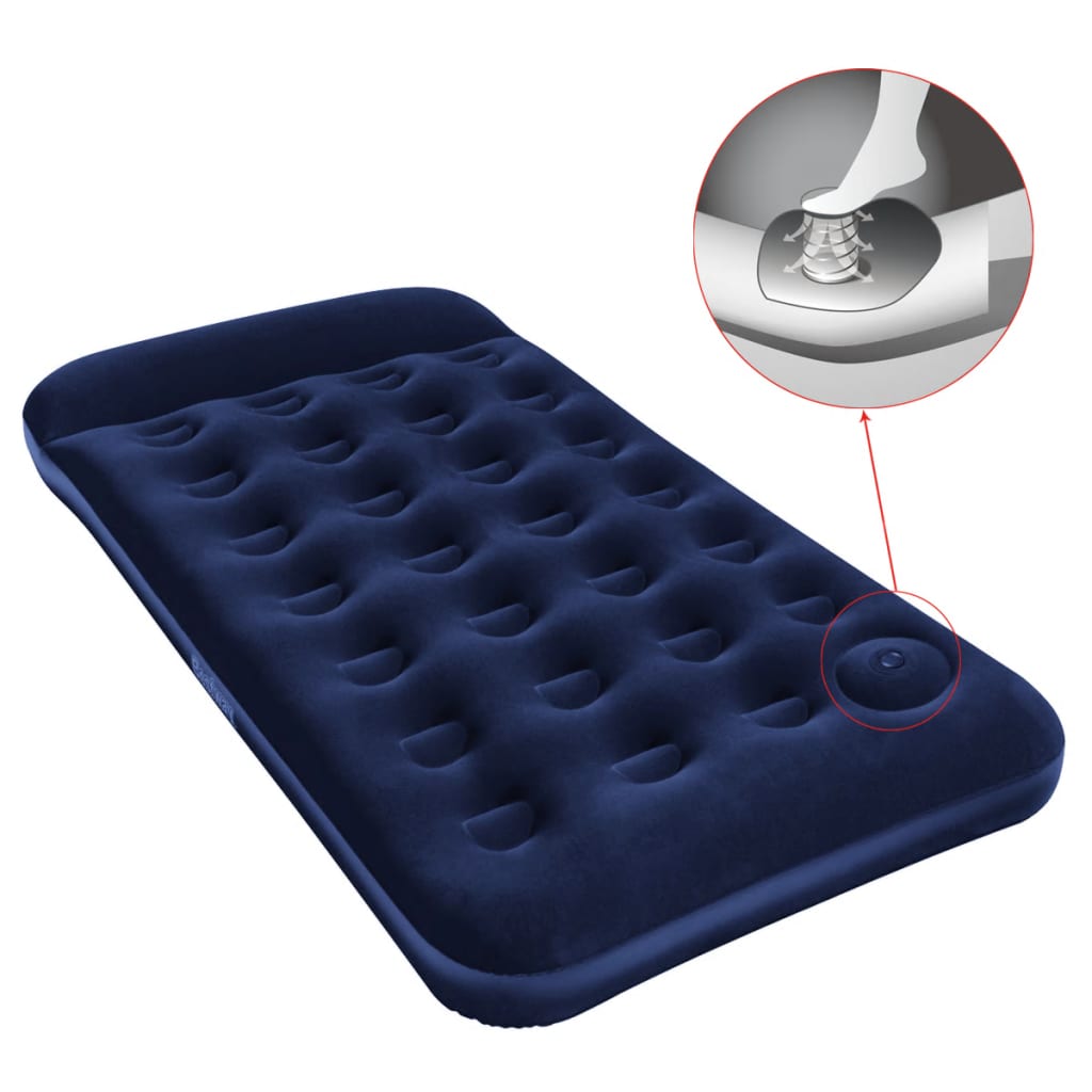 Bestway Airbed med indbygget fodpumpe 188x99x28 cm