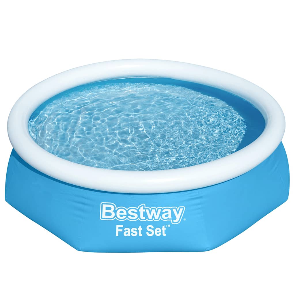 Bestway hurtigsæt swimmingpool oppustelig rund 244x66 cm